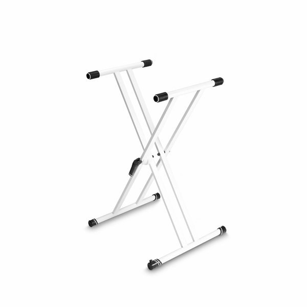 Gravity KSX2 W Supporto tastiera a X, doppio, bianco