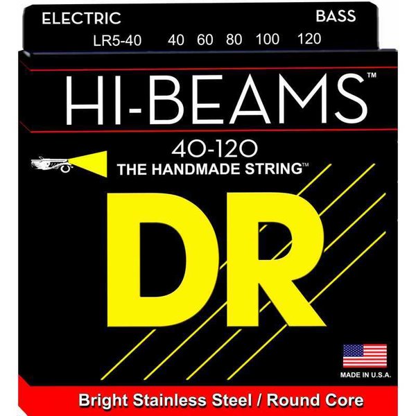 DR HI-BEAM 5 Corde Varie Scalature Disponibili