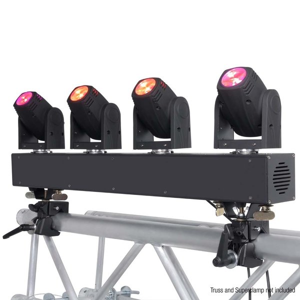 Cameo HYDRABEAM 400 RGBW Impianto di illuminazione con 4 proiettori a testa mobile ultraveloci