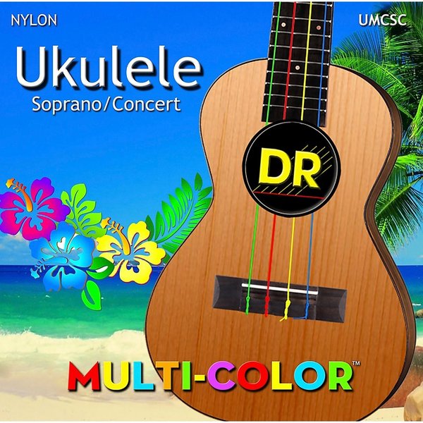 DR UMCSC Ukulele Multicolor Soprano / Concert