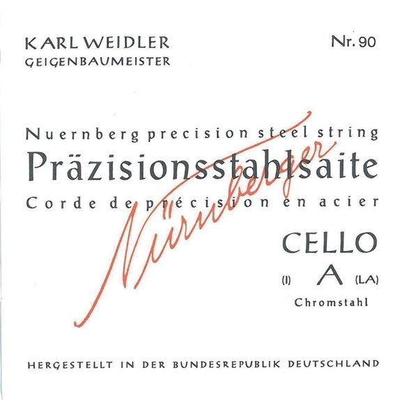 WEIDLER Nürnberger Precision 4/4 Cello - Set Corde VIoloncello 639740