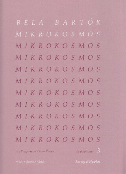 Mikrokosmos 3 - B.Bartok - Boosey & Hawkes - MK361