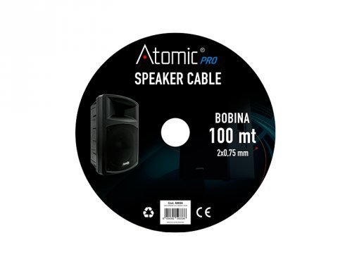 Atomic - 40034 -  Cavo Speaker 2x0,75 mm, prezzo al metro