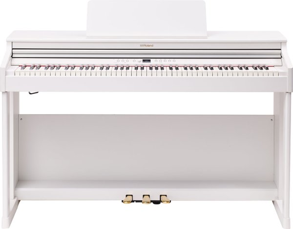 Roland RP701 WH White - Pianoforte digitale con mobile