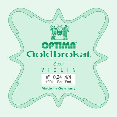 Optima Goldbrokat Violine 4/4 E 0,26 K	Medium - Corda Ricambio E