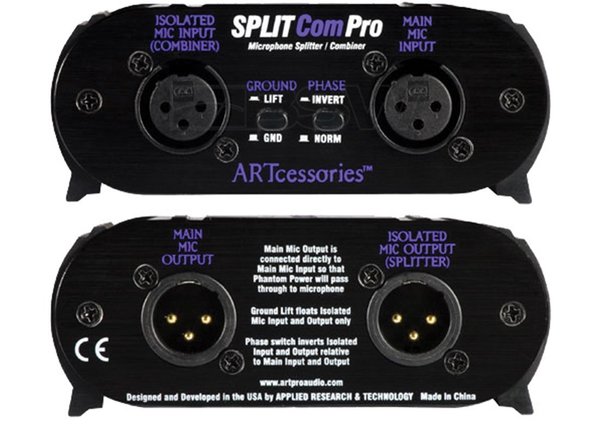 ART SplitComPro - Splitter Combiner per microfono
