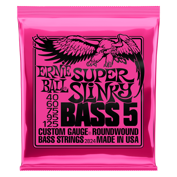 Ernie Ball - Slinky Nickel Wound Bass - Corde Basso 5 corde - Diverse scalature